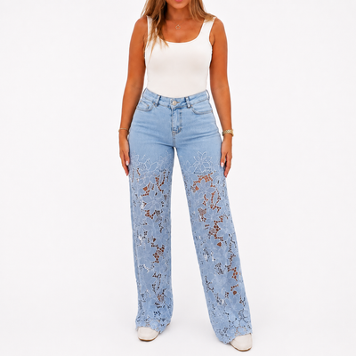 The Floral Lace Jean