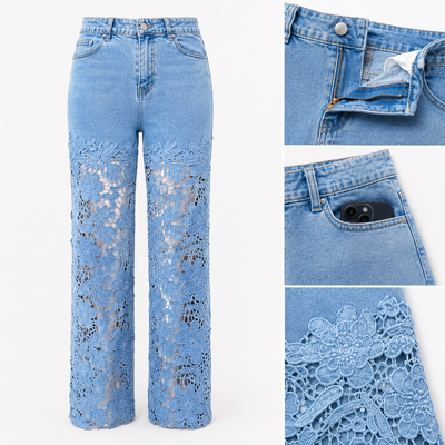 The Floral Lace Jean